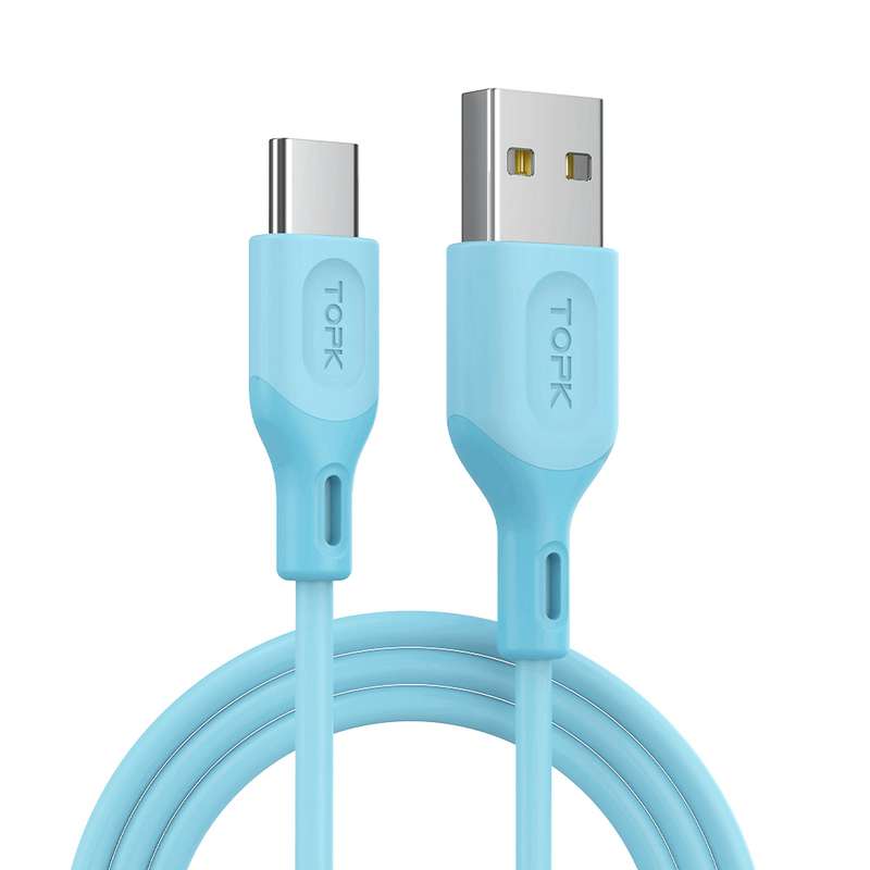 کابل تبدیل USB به USB-C تاپکی مدل AN84-3A-Fast طول 1 متر کابل تبدیل USB به USB-C تاپکی مدل AN84-3A-Fast طول 1 متر