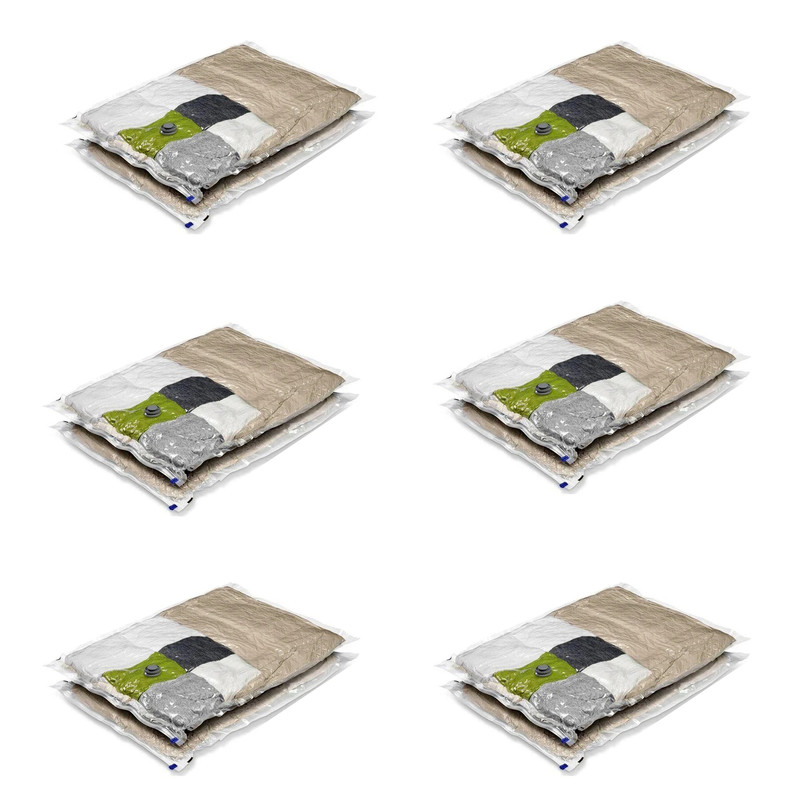 کیسه وکیوم مدل کاهش حجم بسته 6 عددی کیسه وکیوم مدل کاهش حجم بسته 6 عددی