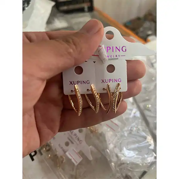 گوشواره زنانه ژوپینگ مدل اویز اسپرت مجلسی خاص کد 515485