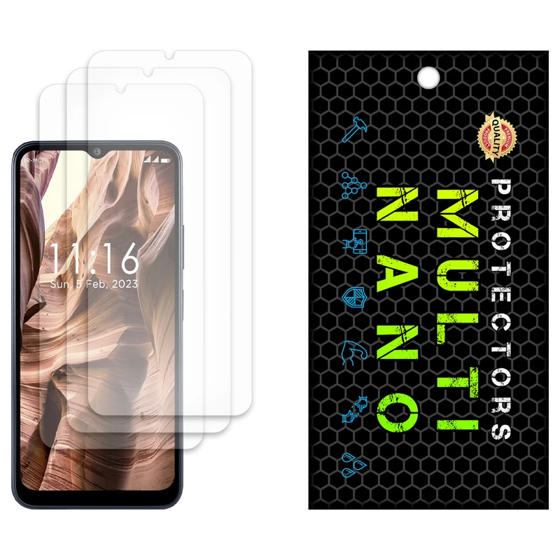 محافظ صفحه نمایش آنتی رفلکس مولتی نانو مدل X-S3M مناسب برای گوشی موبایل جی پلاس X20 بسته سه عددی