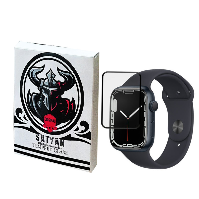 محافظ صفحه نمایش ساتیان مدل PMMAT مناسب برای اپل واچ Watch 42mm Series 5 Aluminum