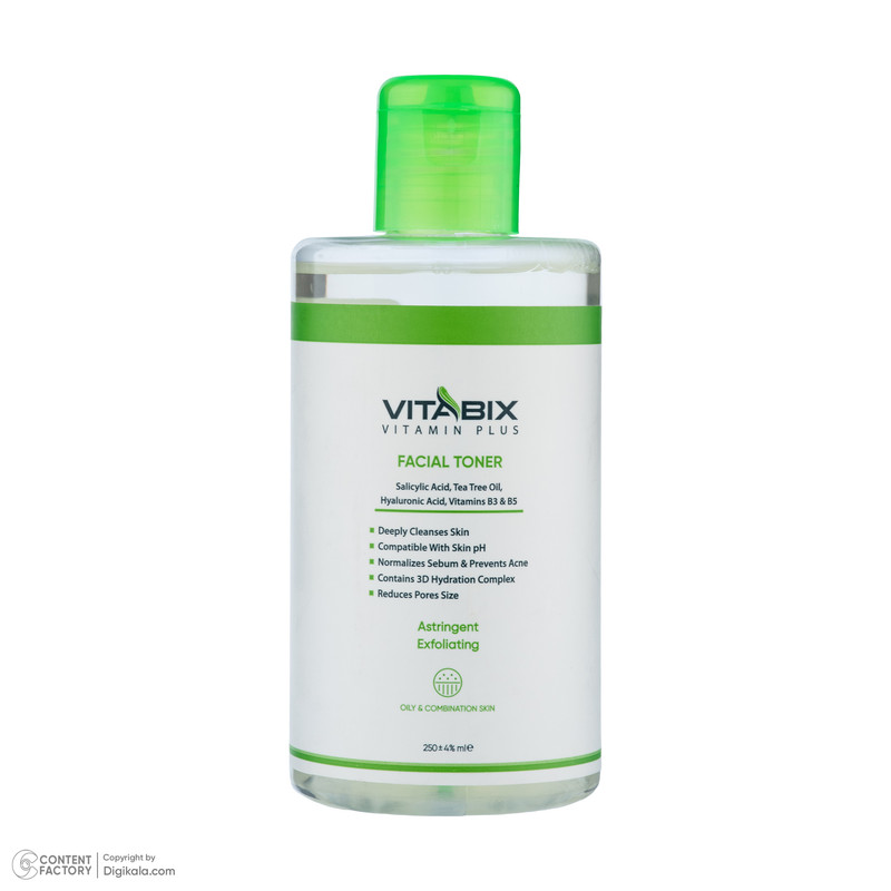 تونر پوست ویتابیکس مدل Astringent حجم 250 میلی لیتر تونر پوست ویتابیکس مدل Astringent حجم 250 میلی لیتر