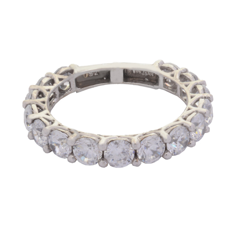 انگشتر طلا 18 عیار زنانه طلای مستجابی مدل سولیتر کد 8745 سایز 52