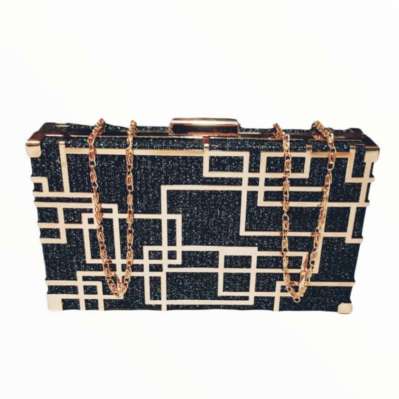 کیف مجلسی زنانه مدل هندسی کد 404045