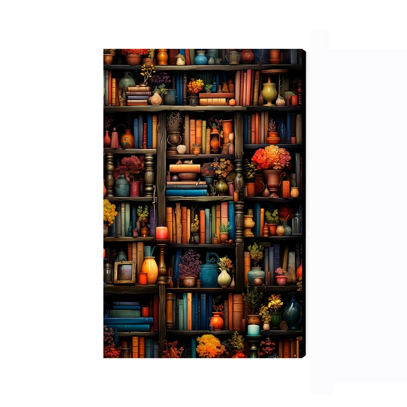 تابلو شاسی عرش مدل فانتزی کتابخانه کد As2365