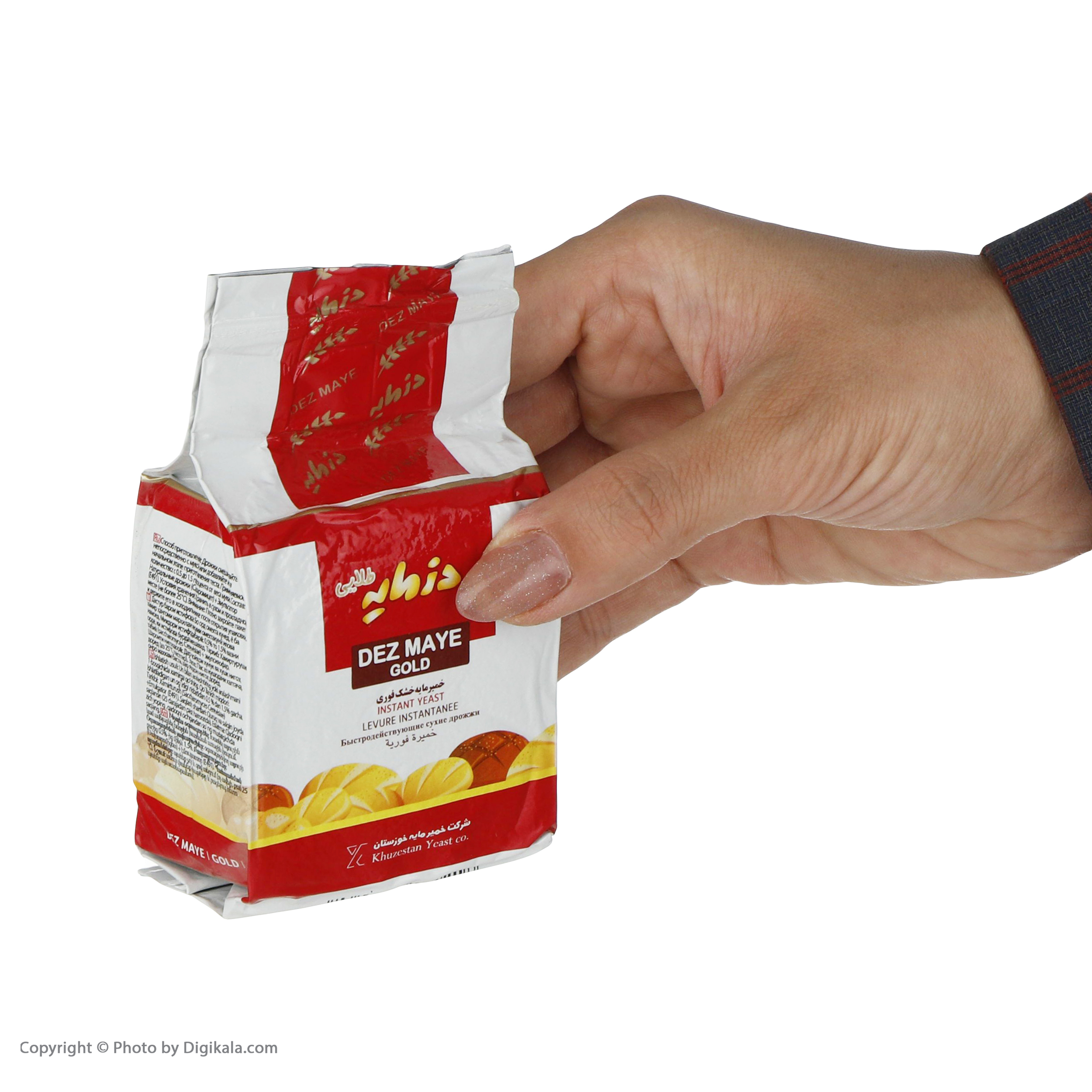 خمیر مایه خشک فوری دزمایه طلایی - 100 گرم