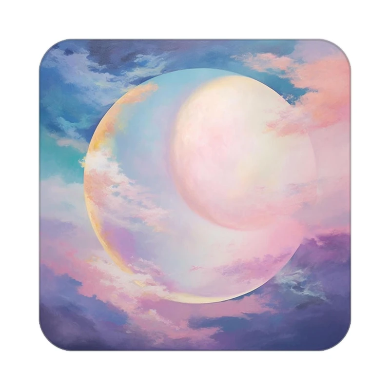 زیر لیوانی کاکتی طرح ماه و ستاره مدل mp53468