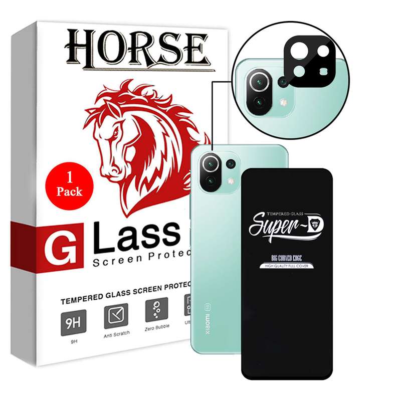 محافظ لنز دوربین هورس مدل 2SFA مناسب برای گوشی موبایل شیائومی 11 Lite 5G NE به همراه محافظ صفحه نمایش