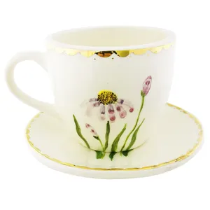فنجان و نعلبکی طرح گل مدل 15568