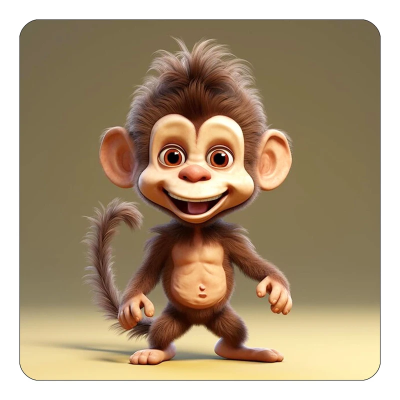 مگنت کاکتی طرح حیوانات کارتونی مدل mp27902