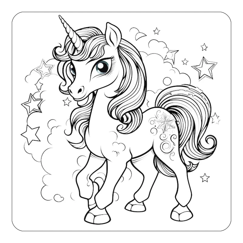 مگنت کاکتی طرح اسب تک شاخ و یونیکورن مدل mp29185