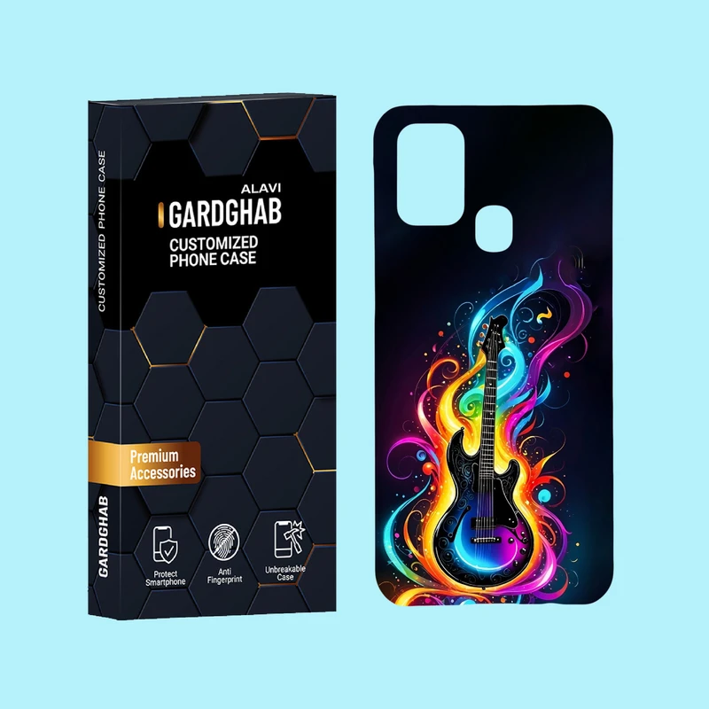 کاور گارد قاب علوی مدل ساز و موزیک مناسب برای گوشی موبایل سامسونگ Galaxy M31