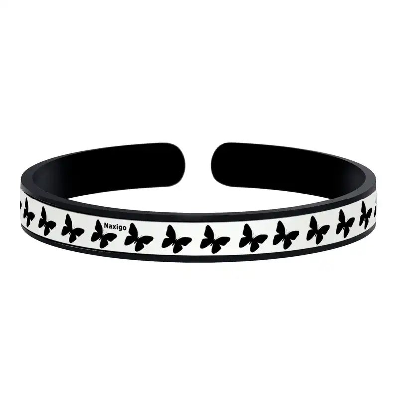 دستبند ناکسیگو طرح پروانه مدل BR4971