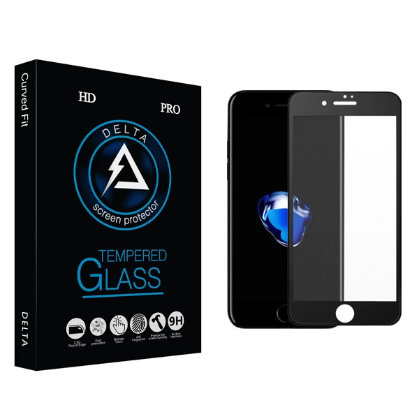 محافظ صفحه نمایش شیشه ای دلتا مدل HD مناسب برای گوشی موبایل اپل iphone 8