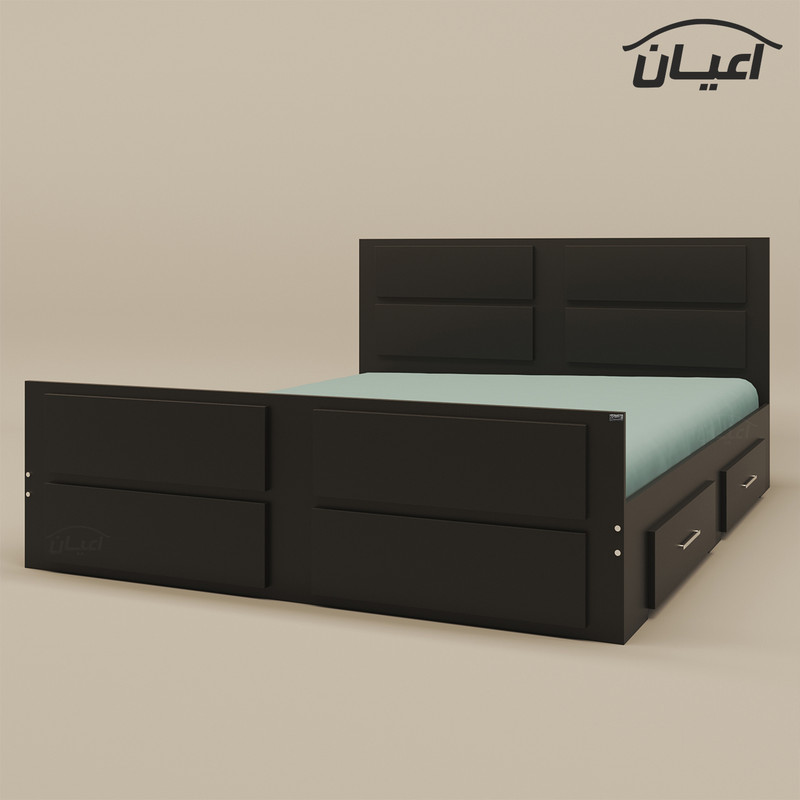 تخت خواب دونفره اعیان مدل FH335 سایز 160x200 سانتی متر