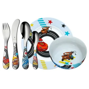 سرویس غذاخوری 6 پارچه کودک دبلیو ام اف طرح CAR