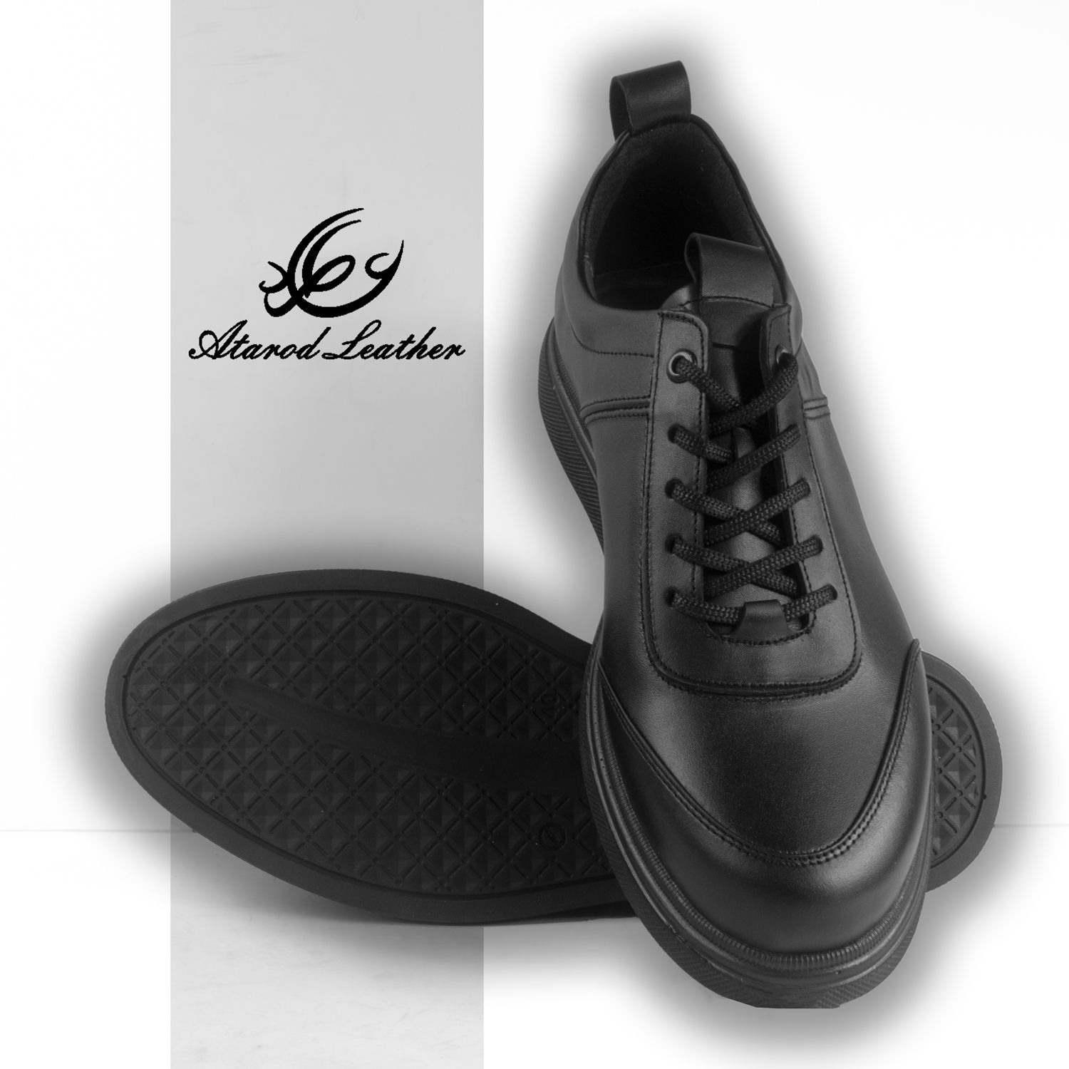 کفش روزمره مردانه چرم عطارد مدل چرم طبیعی کد SH36 -  - 6