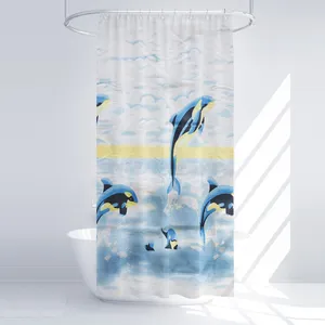    پرده حمام آرمیتا کد W049 سایز 180 × 200 سانتی‌ متر