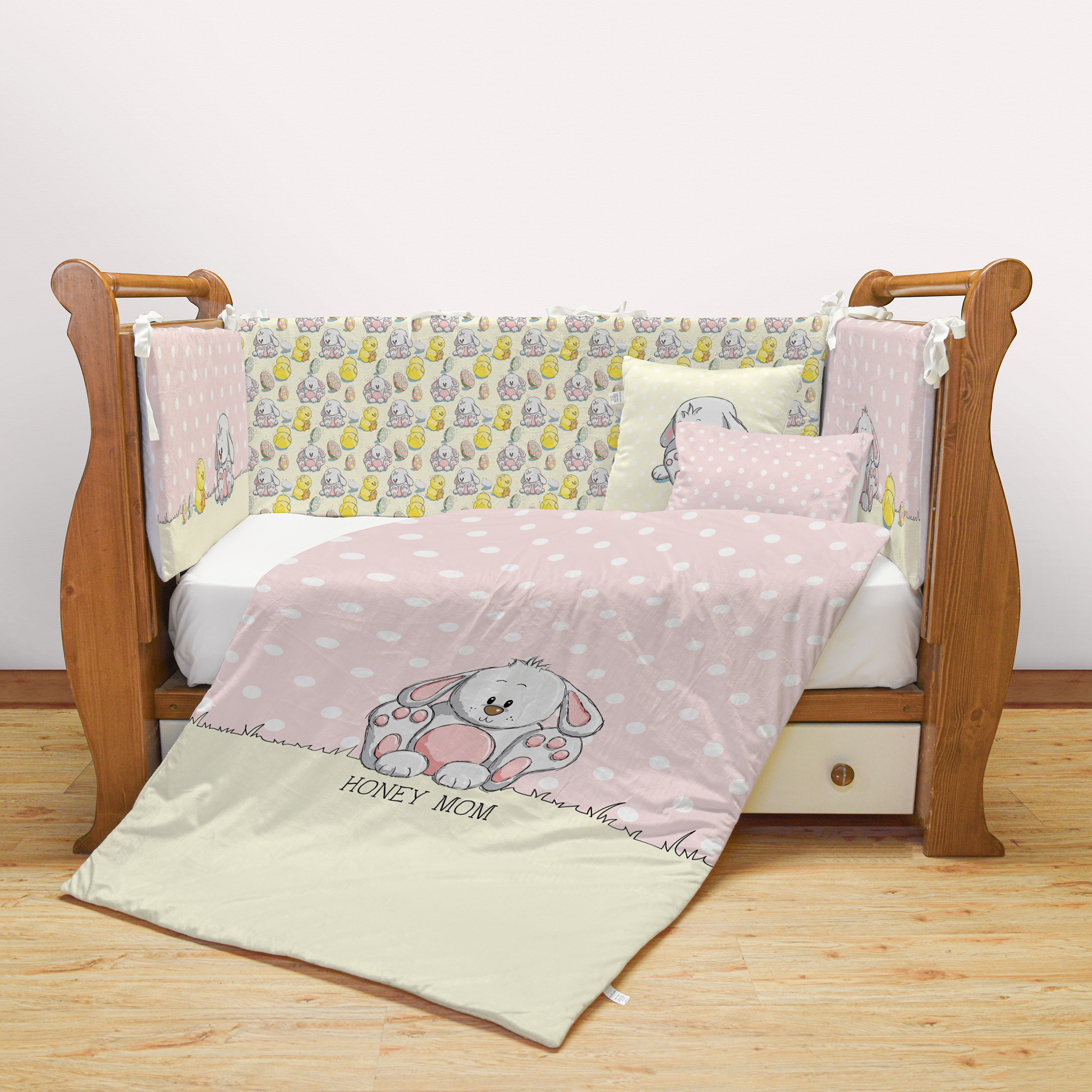 سرویس خواب 7 تکه کودک مدل خرگوش HN5