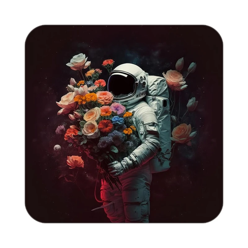 زیر لیوانی کاکتی طرح فضانورد مدل mp46460