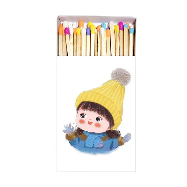 کبریت مدل کبریت مدل فانتزی طرح دختر و کلاه