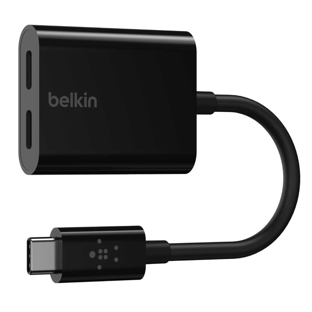 نکته خرید - قیمت روز مبدل 1 به 2 USB-C بلکین مدل F7U081btBLK خرید