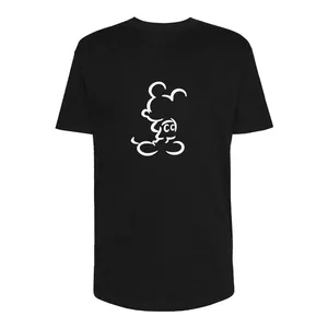 تی شرت لانگ مردانه مدل Mickey Mouse کد Sh033 رنگ مشکی