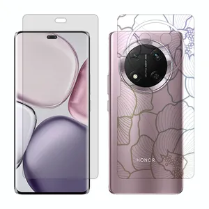 محافظ صفحه نمایش شفاف گلس مدل Together مناسب برای گوشی موبایل آنر X9c به همراه برچسب پوششی