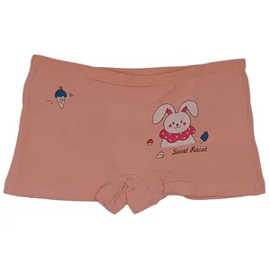 شورت دخترانه مدل نخی پادار خرگوش و بستنی کد 1519