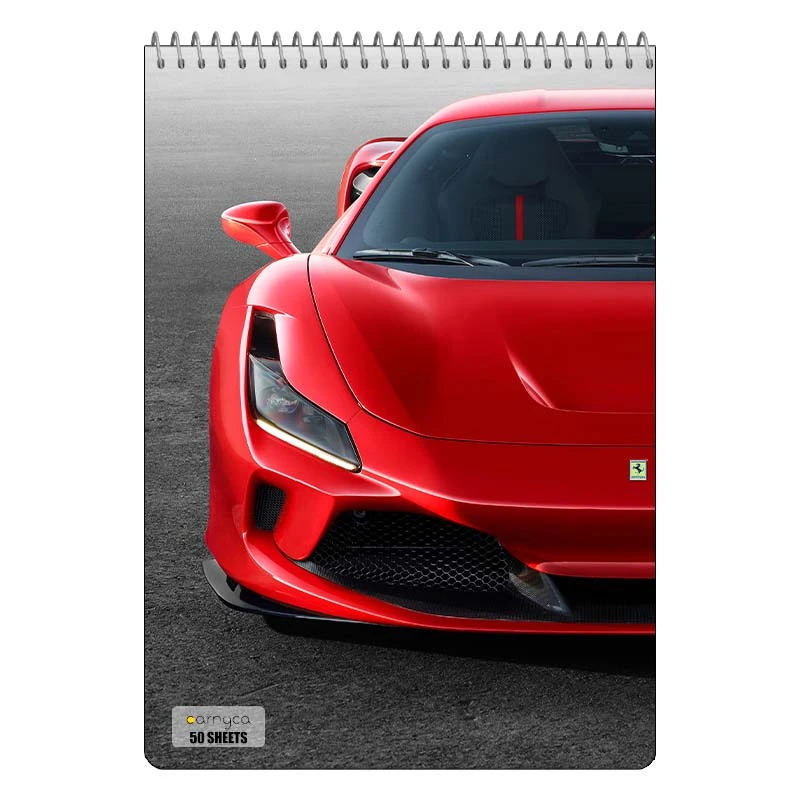 دفتر نقاشی 50 برگ سیمی کارنیکا طرح فراری Ferrari کد 39193