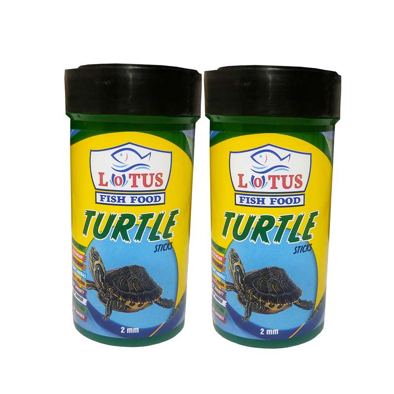 غذای لاکپشت مدل لوتوس وزن 80 گرم بسته دو عددی غذای لاکپشت مدل لوتوس وزن 80 گرم بسته دو عددی