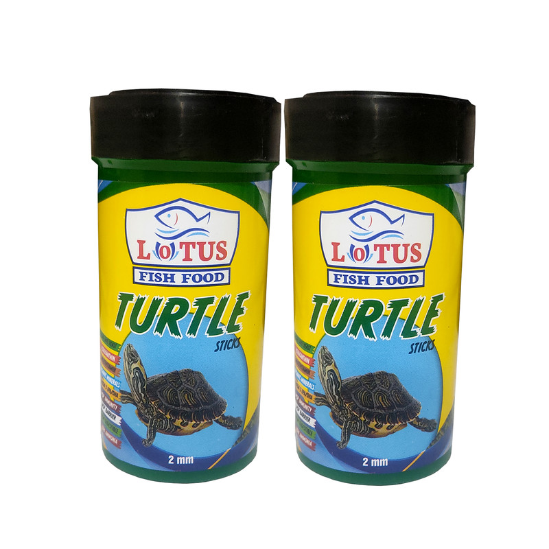 غذای لاکپشت مدل لوتوس وزن 80 گرم بسته دو عددی