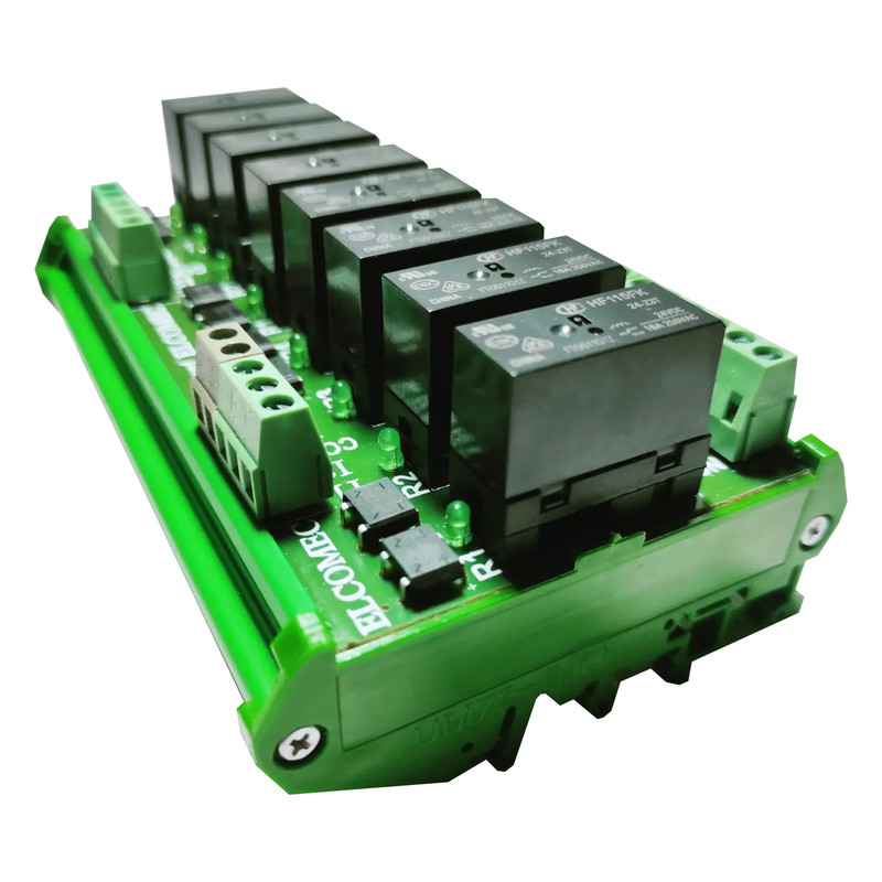 کارت رله 8 کانال اِلکامِک مدل E-RB-HTN8