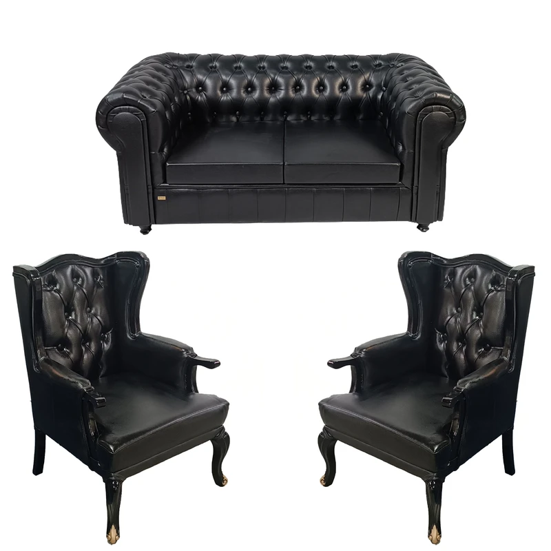 مبل چهار نفره بازرگانی پارسین مدل چستر کوئین پلاس