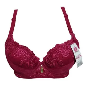 سوتین زنانه مدل خرمی gfd 05 رنگ زرشکی