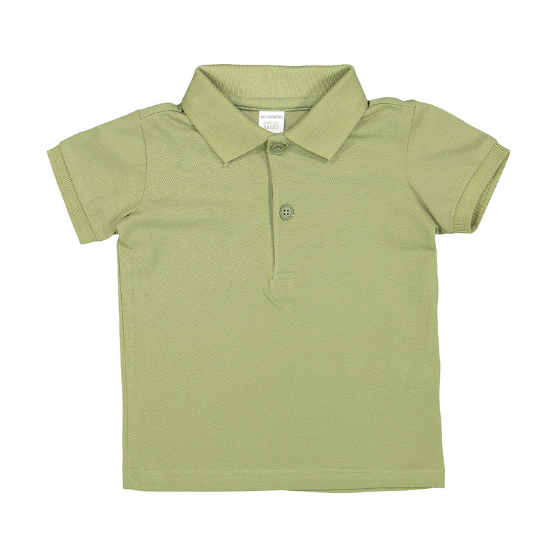پولوشرت نوزادی پسرانه ال سی وایکیکی مدل 0SO053Z1-H8M-KHAKI