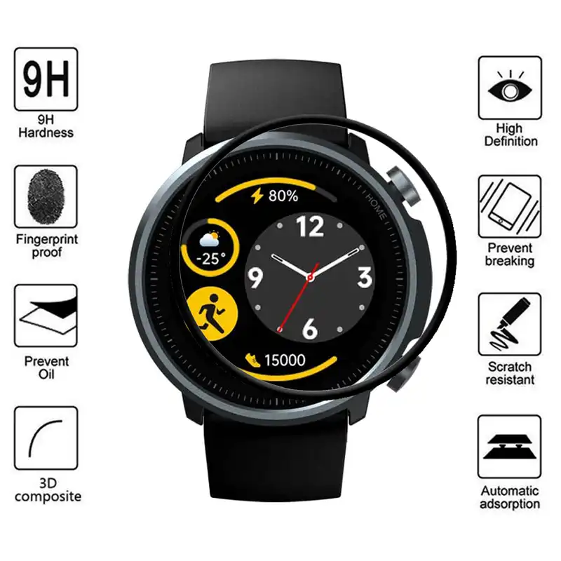 محافظ صفحه نمایش گودزیلا مدل G-PMMA مناسب برای ساعت هوشمند میبرو A1 بسته 2 عددی