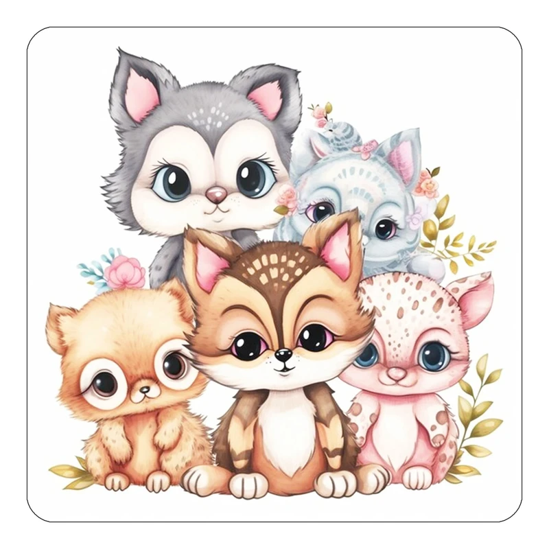 مگنت کاکتی طرح حیوانات کارتونی مدل mp28571