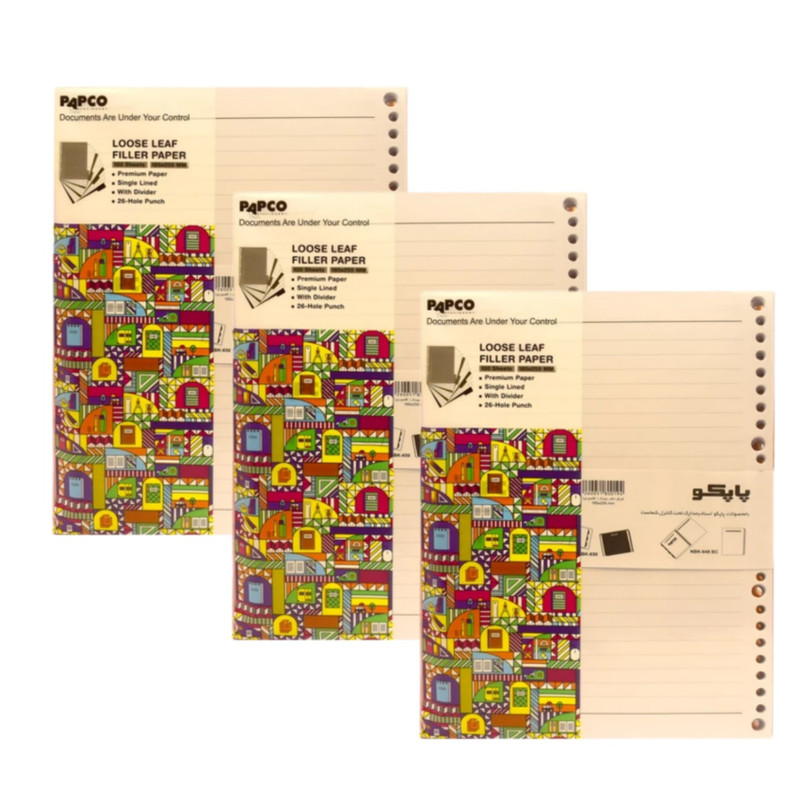 کاغذ کلاسوری پاپکو مدل 606F بسته 300 عددی