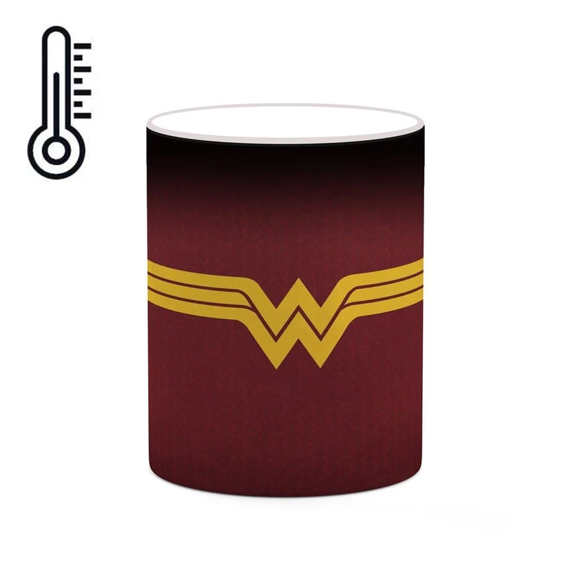 ماگ حرارتی کاکتی مدل واندر وومن Wonder Woman کد mgh40390