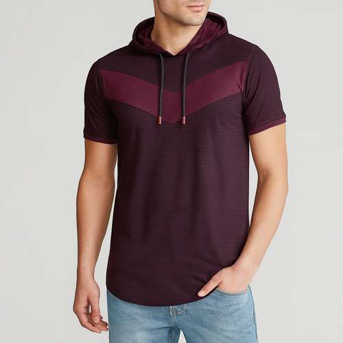 تی شرت کلاه دار مردانه بست بای کد 512-90