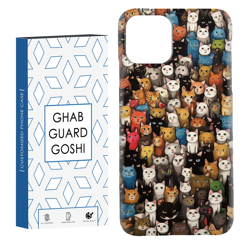 کاور قاب گارد گوشی طرح گربه کد Dimo-293 مناسب برای گوشی موبایل اپل IPHONE 11 PRO MAX
