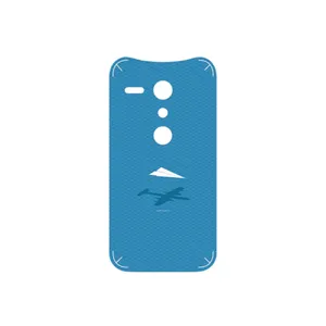 MAHOOT Minimal Paper Airplane Cover Sticker for Motorola Moto G