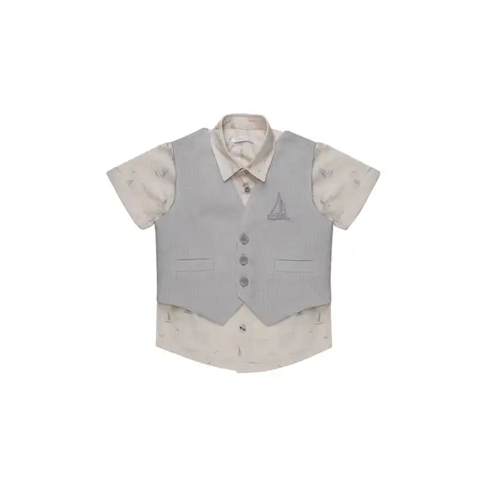 ست 3 تکه لباس پسرانه فیورلا مدل قایق