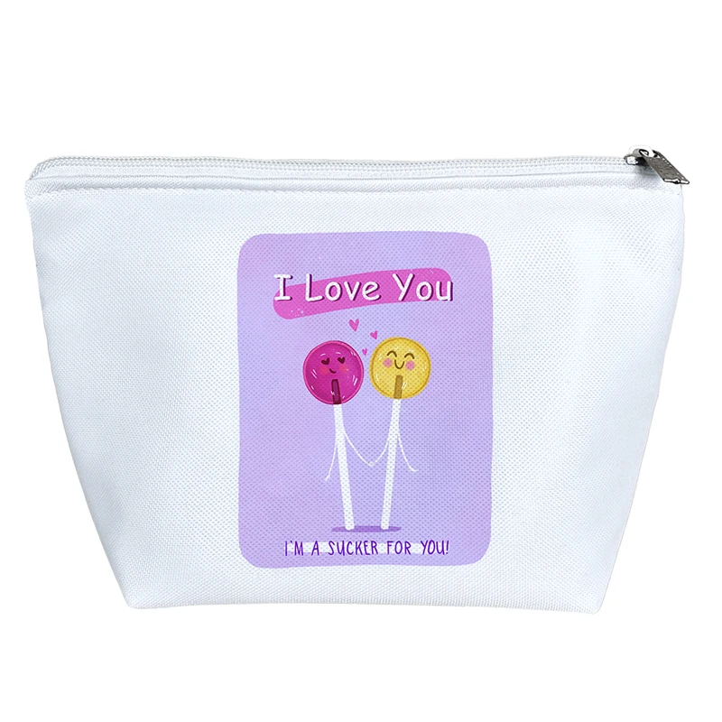 کیف لوازم آرایش دخترانه خندالو مدل عاشقانه Lovely کد H1728