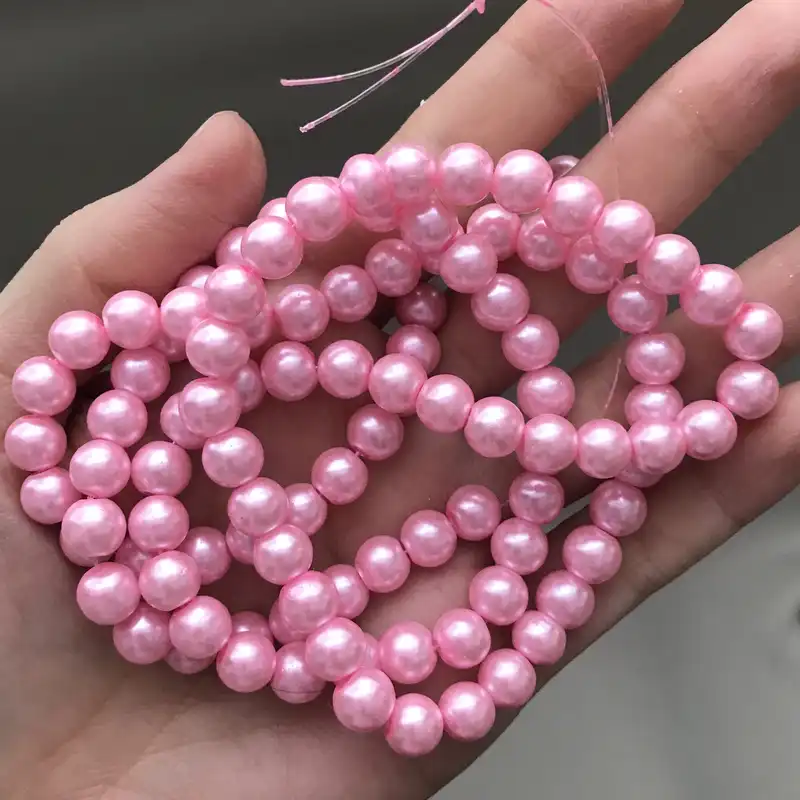 مهره دستبند مدل مروارید کد 528 بسته 100 عددی