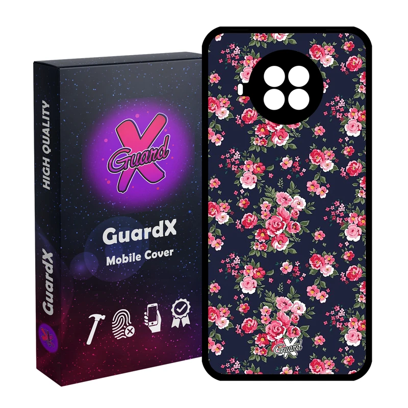 کاور گارد ایکس طرح Flower مدل Glass10130 مناسب برای گوشی موبایل شیائومی Mi 10T Lite / Mi 10I / Redmi Note 9 Pro 5G