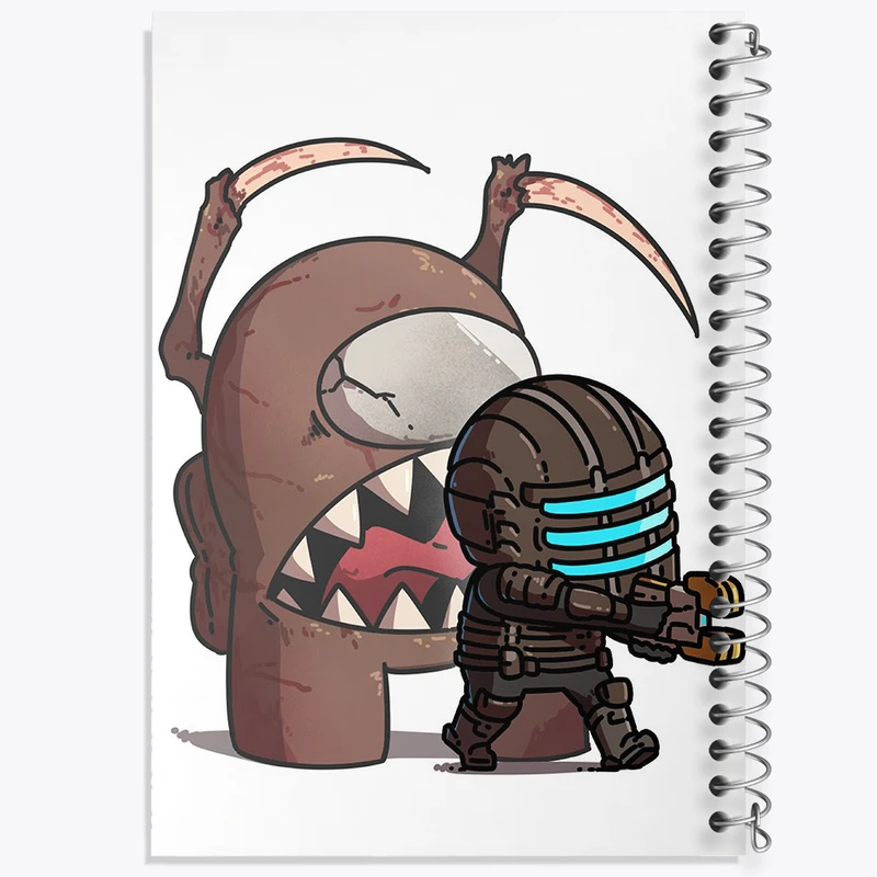 دفتر مشق 100 برگ خندالو طرح بازی دد اسپیس (Dead Space) کد 35037