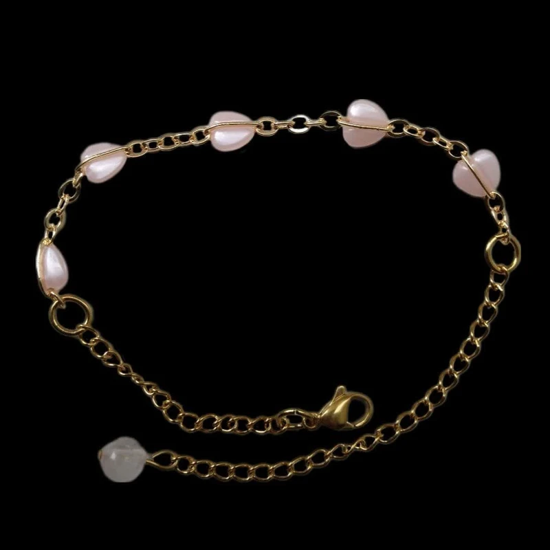 دستبند دخترانه مدل قلب کد mh0299