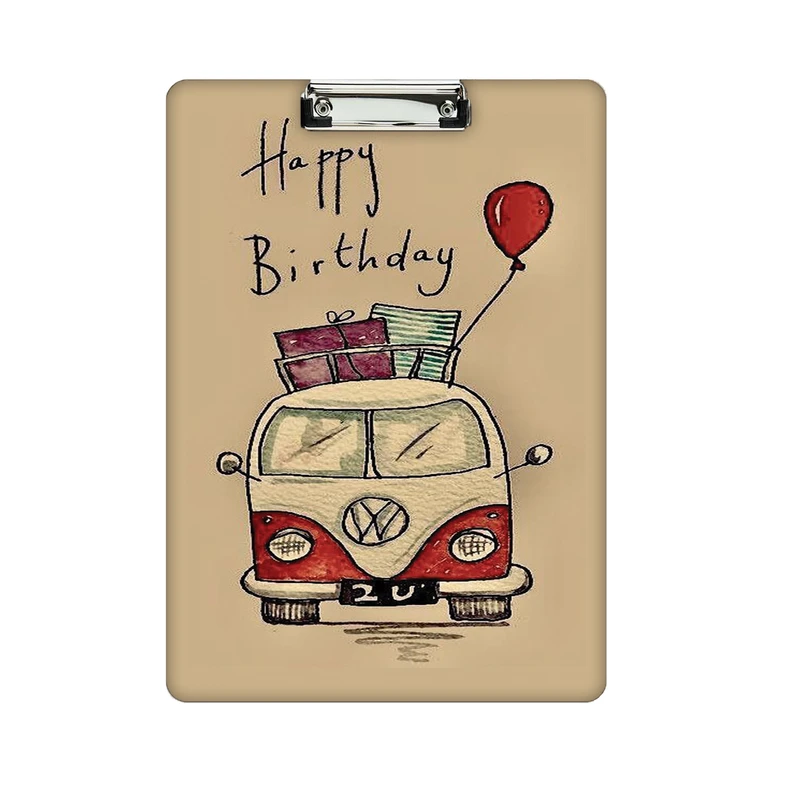 تخته شاسی طرح HAPPY BIRTHDAY کد 735 سایز A4